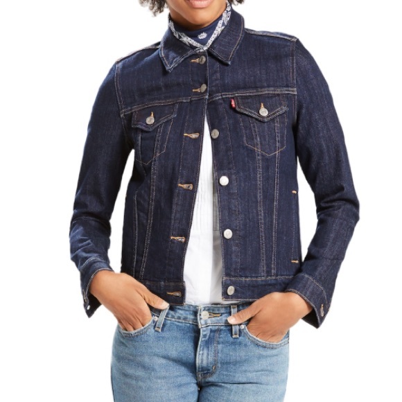 dark purple denim jacket